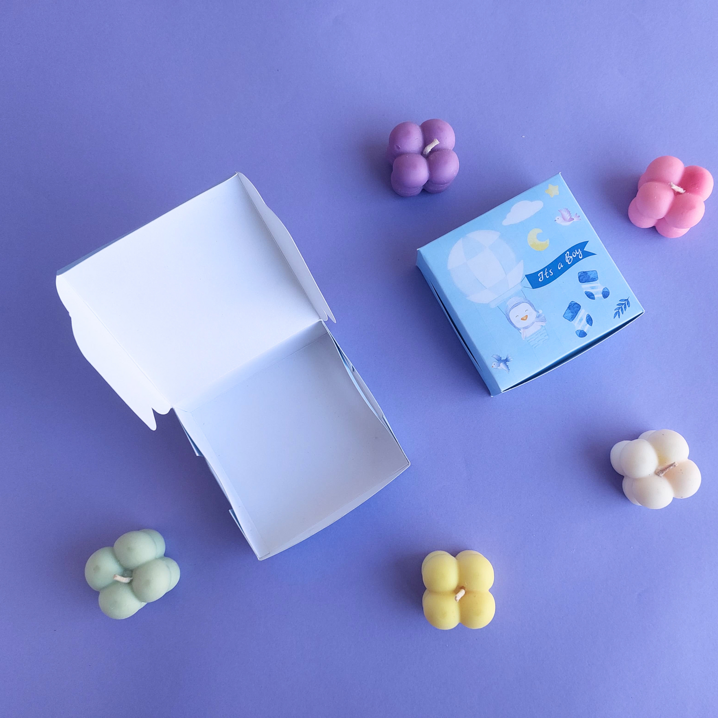 Premium "Its a Boy" Paper Folding Boxes – 4 Cavity & Without Cavity