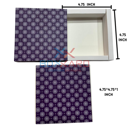 4 Cavity Slider Chocolate Box with Cavity (20 Pieces )