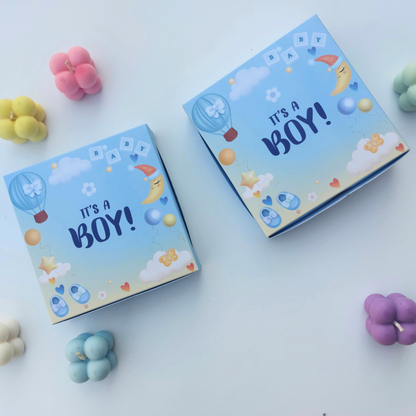 Premium "Its a Boy" Paper Folding Boxes – 9 Cavity & Without Cavity
