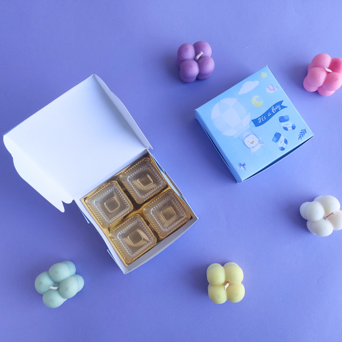 Premium "Its a Boy" Paper Folding Boxes – 4 Cavity & Without Cavity